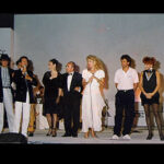 Giuseppe with E. Greggio and D. Rettore Taormina Film Festival, Sicily 1987