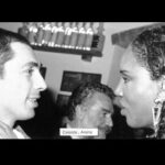Giuseppe talking to Celeste, American singer