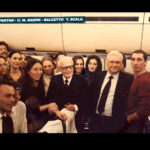 Giuseppe with the president of Italy S. Pertini and Carlo Maria Badini