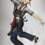 Study for show programme-Les Misérables